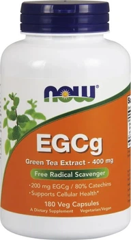 Ekstrakt z zielonej herbaty Now Foods EGCg 400 mg 180 kapsułek (733739047571)
