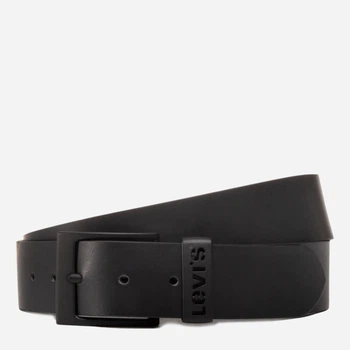 Ремень мужской из натуральной кожи Levi`s 38016-0034 115 см Черный (7613325952065)