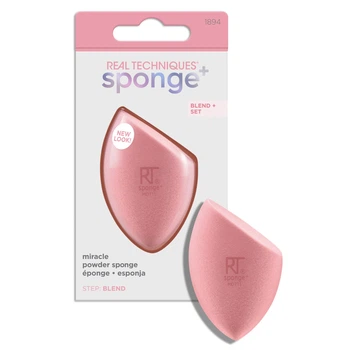Спонж для макияжа лица Real Techniques Sponge+ Miracle Powder Sponge