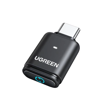 Bluetooth аудио адаптер UGREEN BT501 USB-C for PC/PS5/Switch Bluetooth 5.3 Black (45008)