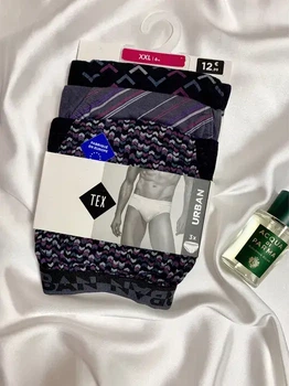 Набір чоловічих трусів TEX (3 шт.), 100% бавовна, розмір XXL (52-54)