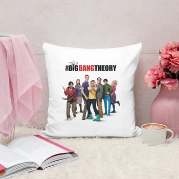 Подушка плюшевая Теория Большого Взрыва The Big Bang Theory 35х35 см (ЛП000135)