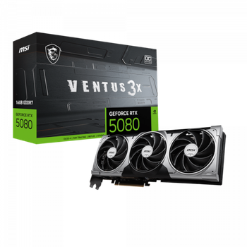 Відеокарта msi rtx 5080 16g ventus 3x oc