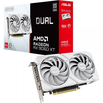 Відеокарта asus nvidia dual-rx9060xt-16g-white dual-rx9060xt-16g-white