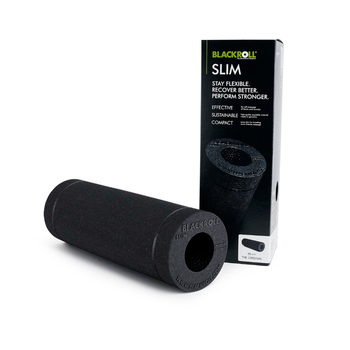 Масажний рол BLACKROLL® SLIM Black 30 × 10 см