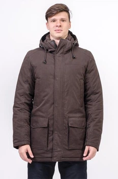 Куртка мужская зимняя коричневая Avecs AV-973С 46/S