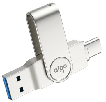 Флеш-память USB Aigo U356 128GB Type-C USB 3.2 Silver
