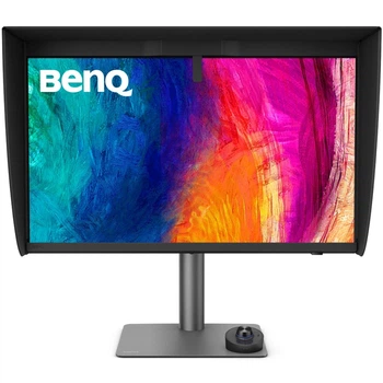 Монітор TFT 27" BenQ PD2770U, IPS, 4K UHD, HDMI, DP, USB-C, USB-hub, HAS, колонки, темно-сірий (9H.Y0ELB.QBE)