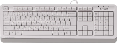 Клавіатура дротова A4Tech FKS10 USB White (4711421963534)