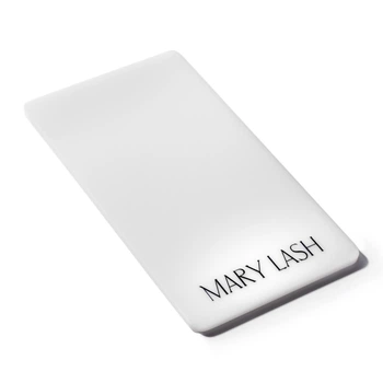 Планшет для вій MARY LASH акриловий білий 7.4 × 13 см