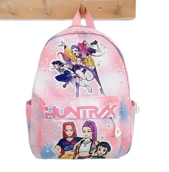 Рюкзак K-POP Huntrix Rumi для девочки, рюкзак К-поп охотники, Надпись - Huntrix