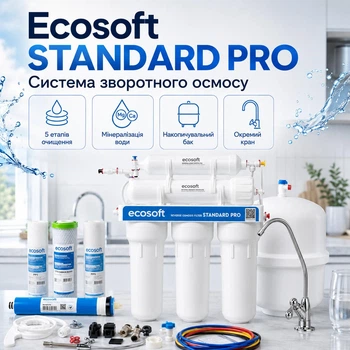 Фільтр зворотного осмосу Ecosoft з мінералізатором