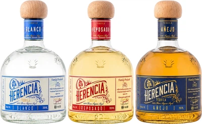Набор текила Herencia de Plata Blanco 100% Agave 0.7 л 38% + Reposado 100% Agave 0.7 л 38% + Anejo 100% Agave 0.7 л 38% (1021244264262)