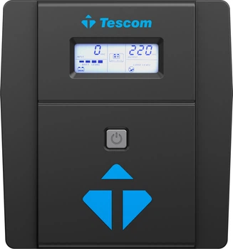 ИБП Tescom LEO 1000AP 1000 VA LCD USB RJ45 Modem protect Line-interactive (900020312)
