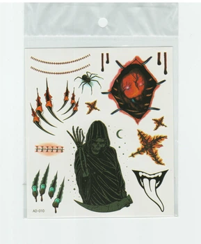 Татуювання тимчасове Halloween AD 12 х 14 см (AD-010)