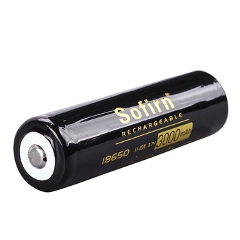 Акумулятор 18650 Sofirn 3000 mAh Li-Ion 6.4A 3.7V (19299-hbr)