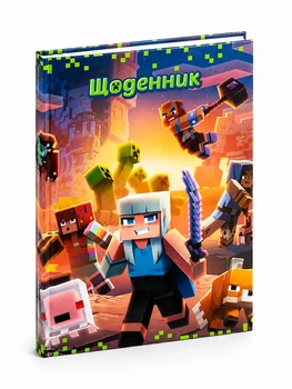 Щоденник учнівський Класний ТВЕРДА ОБКЛАДИНКА, 40 листов "Minecraft", 1В3128
