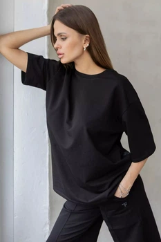 Женская футболка OVERSIZE TOTALFIT D5-LD10 M-L