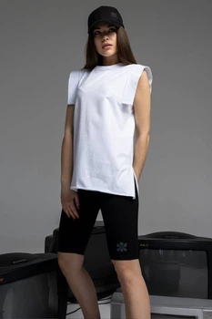 Футболка з декоративними "крильцями" TOTALFIT D8-KH11 L