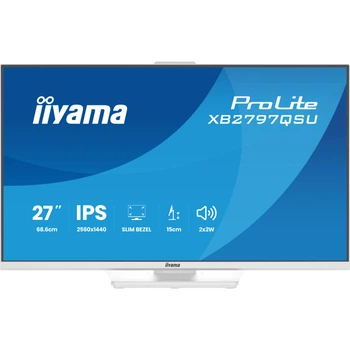Монитор 27" IIYAMA ProLite XB2797QSU-W1 IPS 2560x1440 75 Гц 350 кд/м² колонки 2x2 Вт USB-C Matte White