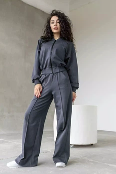 Костюм бомбер и брюки-палаццо TOTALFIT SET1-LD9 2XL