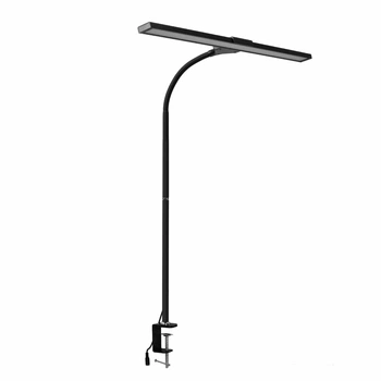 Настольная LED лампа офисная Luna ALT-507B 18Вт черная на струбцине, сенсорное управление, 1200 Лм, регулировка яркости и температуры света