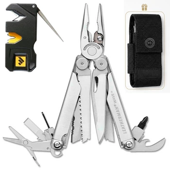 Набір Мультитул Leatherman Wave Plus 832524 + Точилка Work Sharp Pivot Plus WSEDCPVP