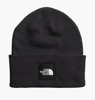 Шапка The North Face Big Box Beanie Black ONE SIZE Чорний NF0A85CWJK3