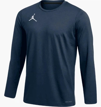 Кофта мужская Jordan Training Ls Top Blue L Синій DQ7901-401