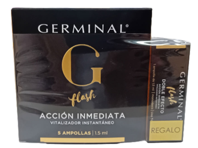 Ampułki do twarzy Germinal Inmediate Action Double Effect Flash Ampules 2x1.5ml + Flash Effect Ampoules 5x1.5 ml (8430445319511)