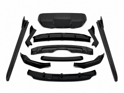 Комплект обвеса M-Performance (юбка, диффузор, лезвия, козырек) для BMW X5 F15 2014-2018, цвет черный глянец для BMW X5 F15 2014-2018 (9614)