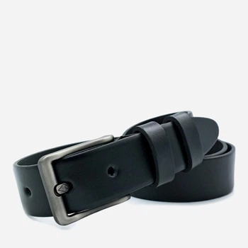 Ремень для мальчиков из натуральной кожи Weatro dtsk-28mm-kоzh-039 90 см Черный (3071890614)