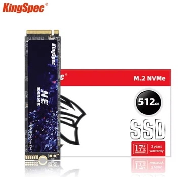 内蔵型SSD KingSpec M.2 NVMe 512GBSSD SSD KingSpec, формфактор M.2 купить в Киеве: цена, отзывы, продажа
