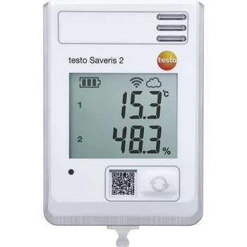 Реєстратор Testo Saveris 2-H1 / Температура/Вологість / Wi-Fi / Cloud-моніторинг / Білий-Срібний Б/В k1