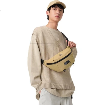Поясная сумка Pelliot Outdoor Sports, универсальный рюкзак через плечо для велоспорта, многофункциональная нагрудная сумка для бега, 16402611 цвет хаки.