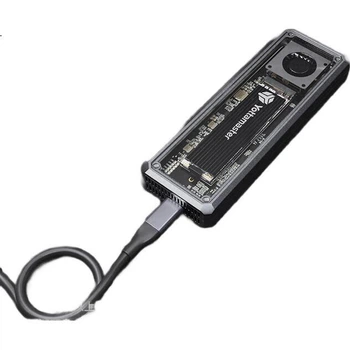 Корпус для SSD-накопителя Yottamaster M.2 NVMe, совместимый с Thunderbolt 4/3 и USB4, внешний корпус для Apple Mac Mini и ноутбуков.