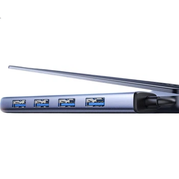 UGREEN USB Hub 3.0, док-станция расширения, разветвитель, высокоскоростной 4-портовый адаптер-конвертер, удлинительный кабель для ноутбука 2 метра, корпус из алюминиевого сплава