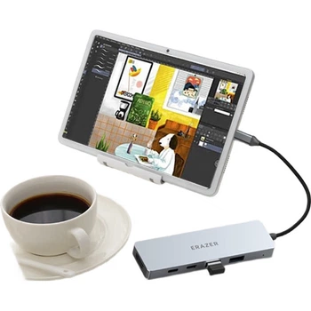 Док-станция расширения Lenovo Ecosystem Brand Yinengzhe Type-C, кабель USB-C — HDMI, разветвитель для док-станции, трансляция экрана 4K 60 Гц, быстрая зарядка PD для ноутбука.