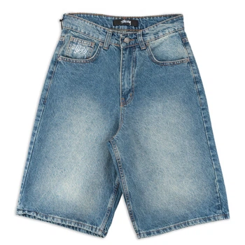 Чоловічі широкі шорти джинсові Stussy сині 31(Р) (1027-457)