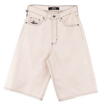 Чоловічі широкі шорти джинсові Stüssy бежеві 32(Р) (1027-462)