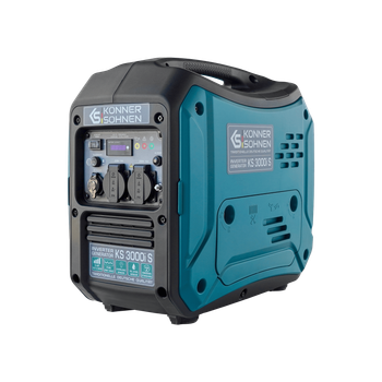 Генератор инверторный бензиновый Könner&Söhnen KS 3000i S Eco-Mode 3.3 кВт ~68 дБ 22.5 кг