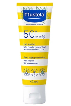 Детское солнцезащитное молочко Mustela Very High Protection Sun Lotion SPF 50+, 40 мл