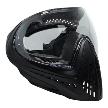 Маска пейнтбольна FMA F1 Paintball з одинарним склом - Black/Clear