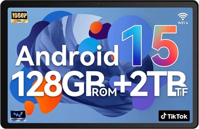 Планшет 10.1" Whitedeer G13 6+24/128ГБ Android 15 6200 mAh Черный (102051281)