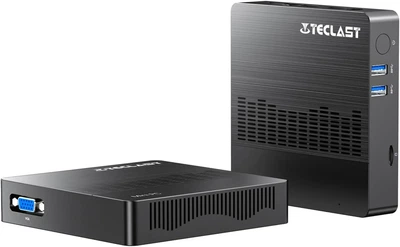 Мини ПК Teclast N10 / Intel Celeron N4000 / RAM 6GB / SSD 128GB / Intel UHD Graphics 600 / HDMI / VGA / LAN / Wi-Fi / Bluetooth / Windows 11 / Серый (101932898)