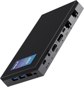 Мини ПК MeLE Quieter DL 41Q / Intel N100 / RAM 4GB / SSD 128GB / Intel UHD Graphics / 2 x HDMI / LAN / Wi-Fi 6 / Bluetooth 5.2 / Windows 11 / Чорный (101920432)
