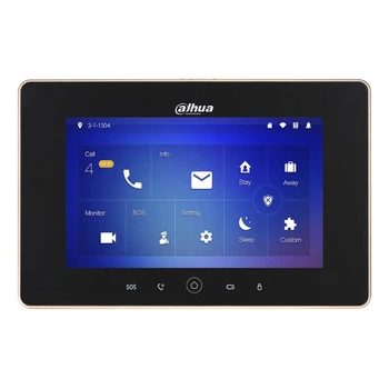 IP відеодомофон Dahua DHI VTH5221D S2 Black (9673)