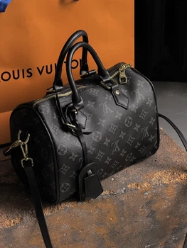 Жіноча сумка Speedy 25 боченя чорний через плече