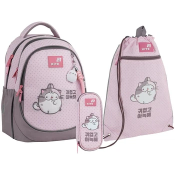 Школьный набор Kite Education Molang SET_ML26-700M (рюкзак, пенал, сумка)