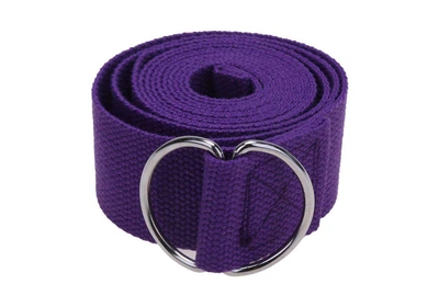 Ремень для йоги EasyFit Waist EF-1830-V для растяжки, баланса и асан Фиолетовый